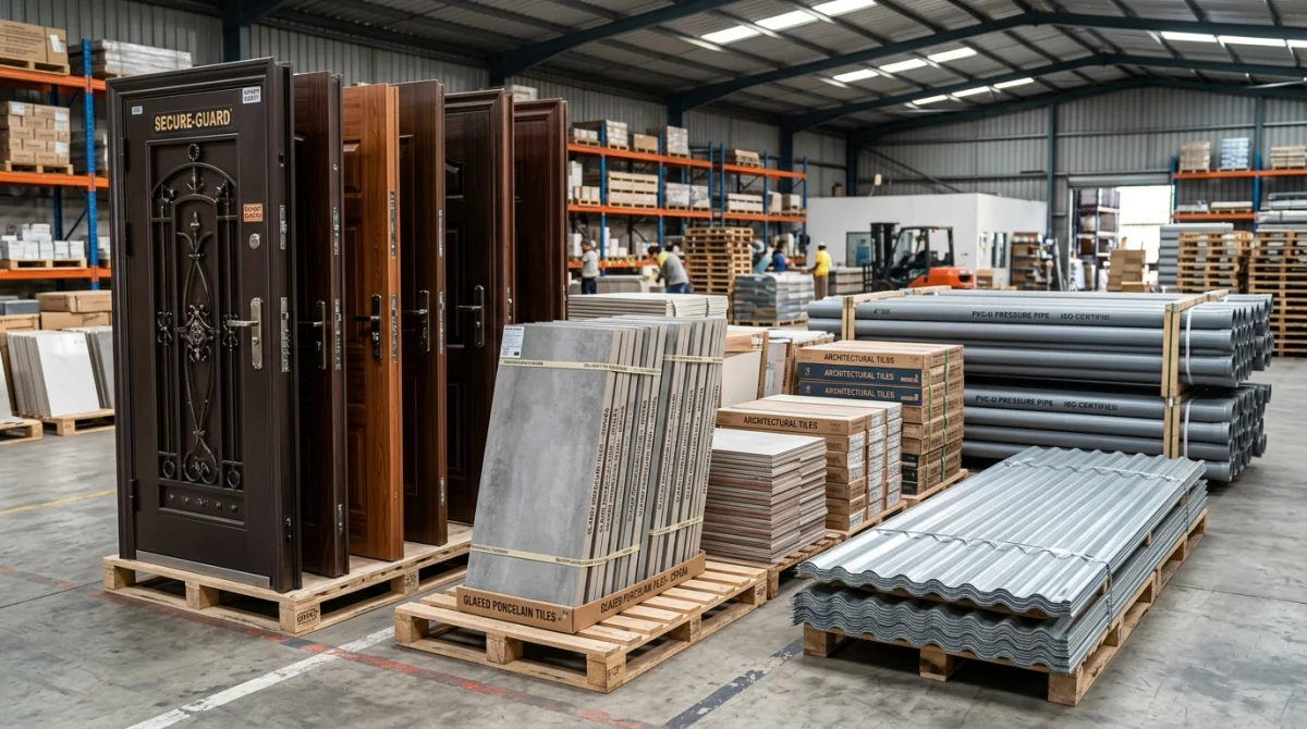 Construction Materials, Steel Security Doors & Building Profiles