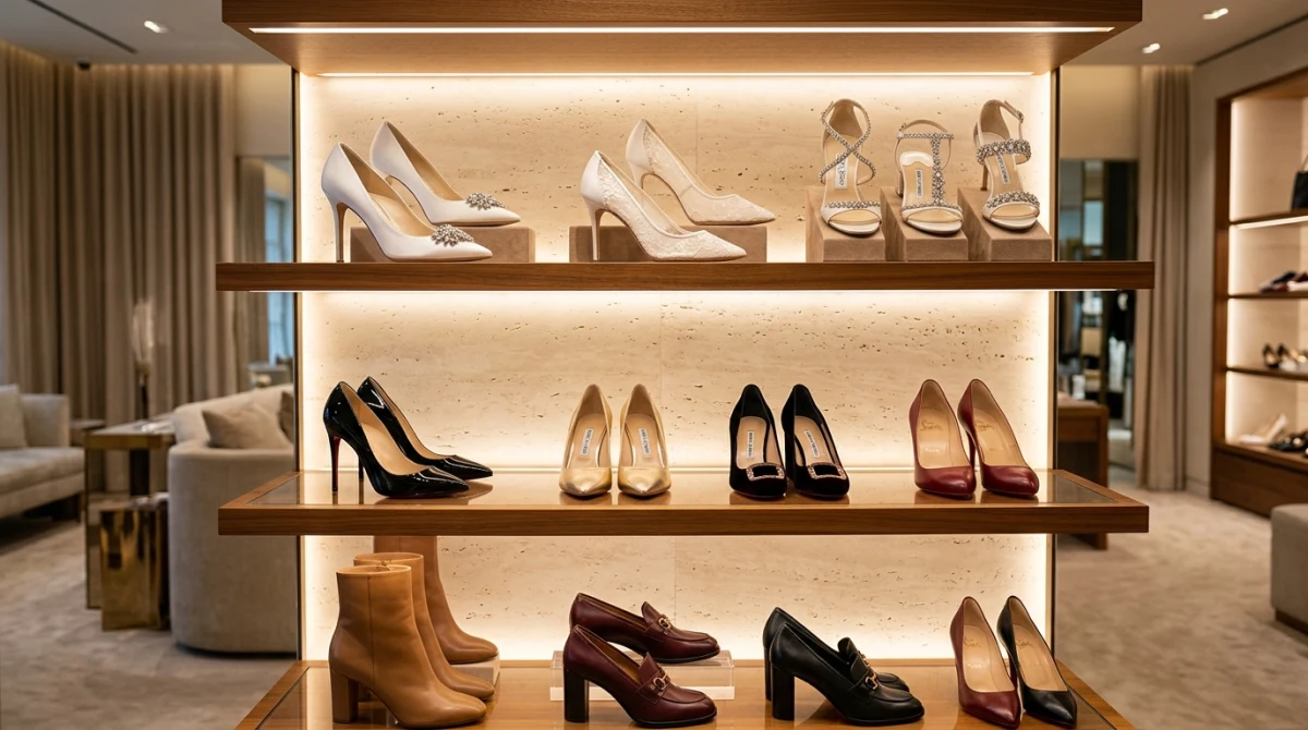Casual, Bridal & Formal Evening Footwear Collections