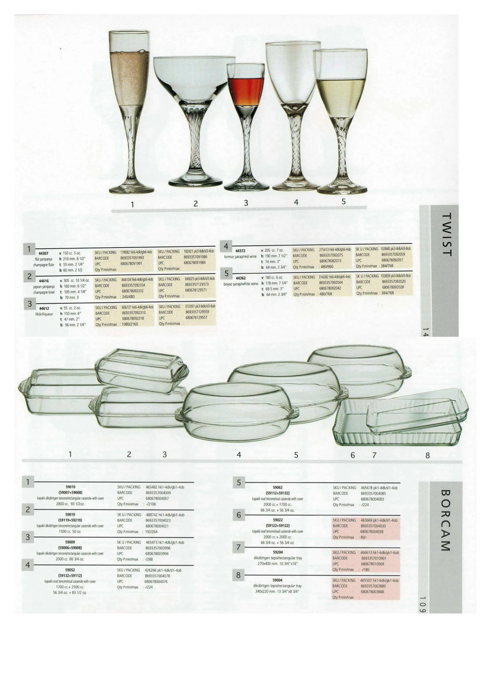 Pasabahce Export Glass Tableware & Glassware Collection Model 102 — Kitchenware, Glassware & Household Plastics | COIDET & ATC