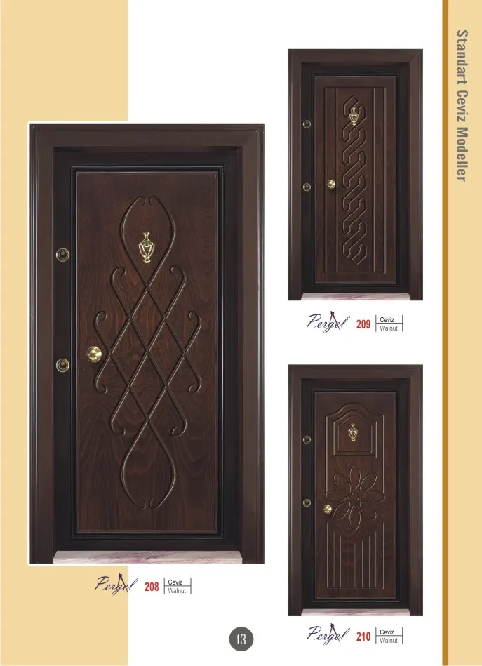 Luxury High-Security Steel Door & Interior Doors Series Model 19 — Construction Materials, Steel Security Doors & Building Profiles | COIDET & ATC