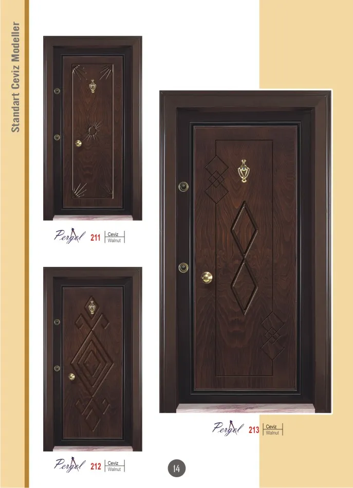 Luxury High-Security Steel Door & Interior Doors Series Model 22 — Construction Materials, Steel Security Doors & Building Profiles | COIDET & ATC