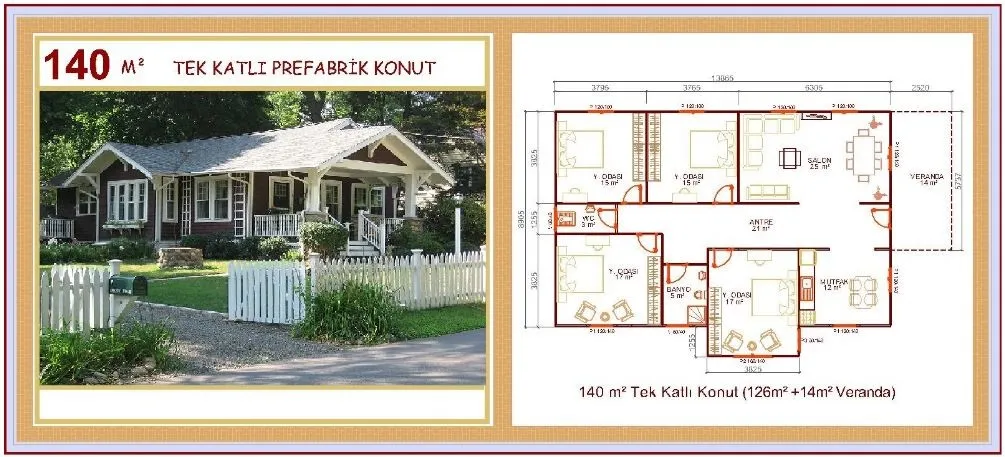 140m² Single-Storey Modular Prefabricated Residential Villa — Prefabricated Houses, Modular Homes & Site Buildings | COIDET & ATC