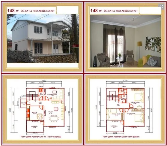 148m² Two-Storey Modular Prefabricated Residential Villa — Prefabricated Houses, Modular Homes & Site Buildings | COIDET & ATC