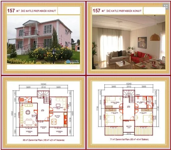 157m² Two-Storey Modular Prefabricated Residential Villa — Prefabricated Houses, Modular Homes & Site Buildings | COIDET & ATC