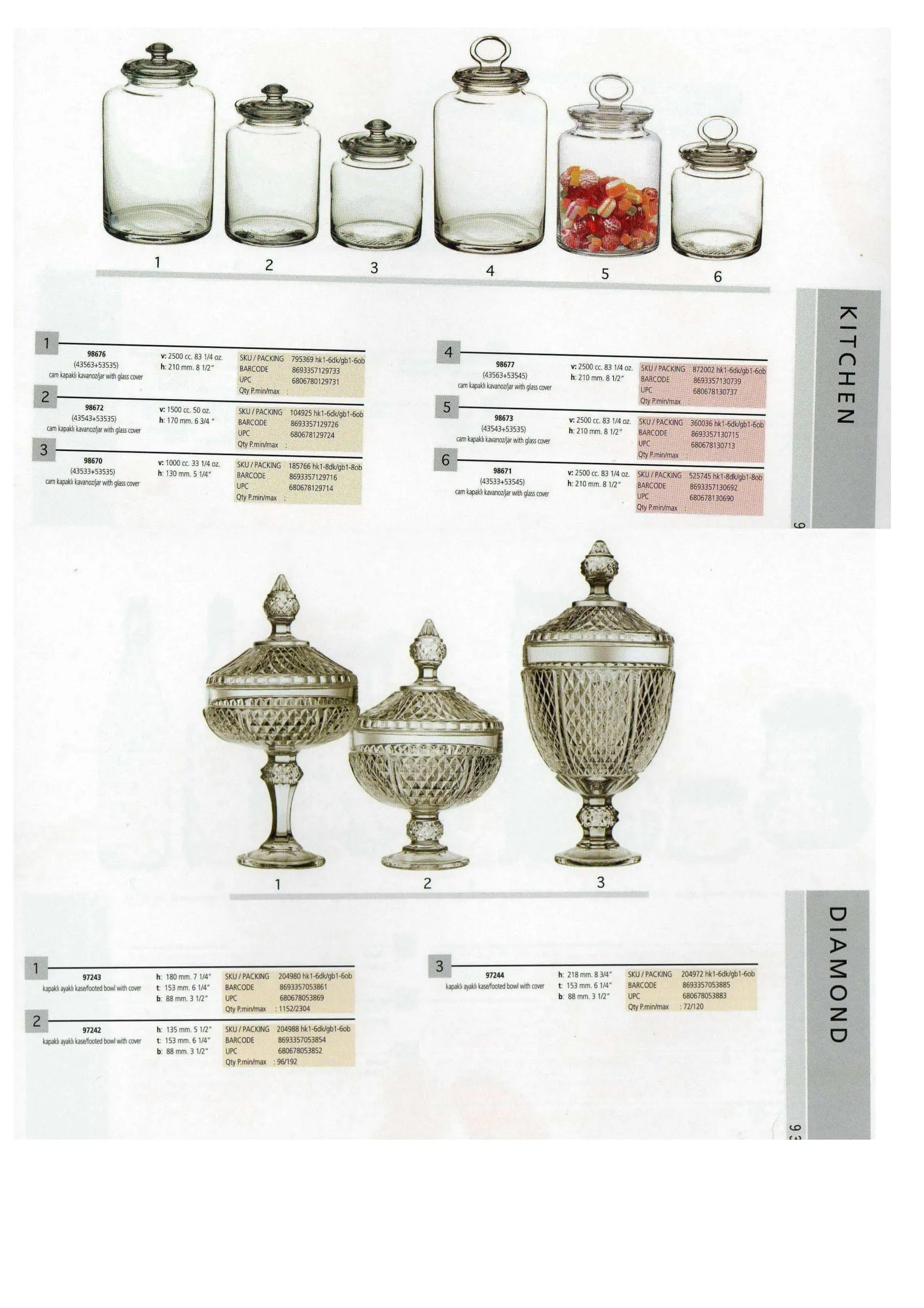 Pasabahce Export Glass Tableware & Glassware Collection Model 103 — Kitchenware, Glassware & Household Plastics | COIDET & ATC
