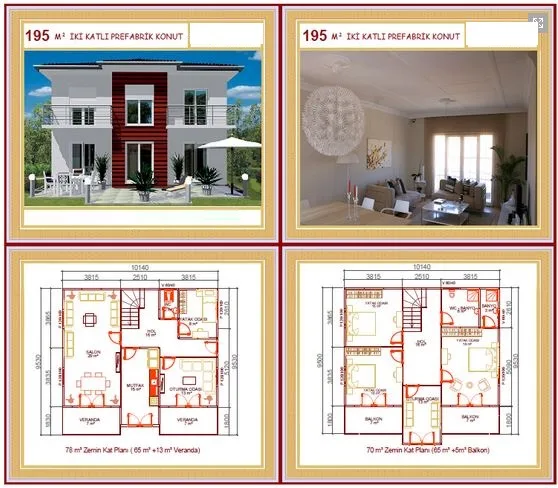 195m² Two-Storey Modular Prefabricated Residential Villa — Prefabricated Houses, Modular Homes & Site Buildings | COIDET & ATC