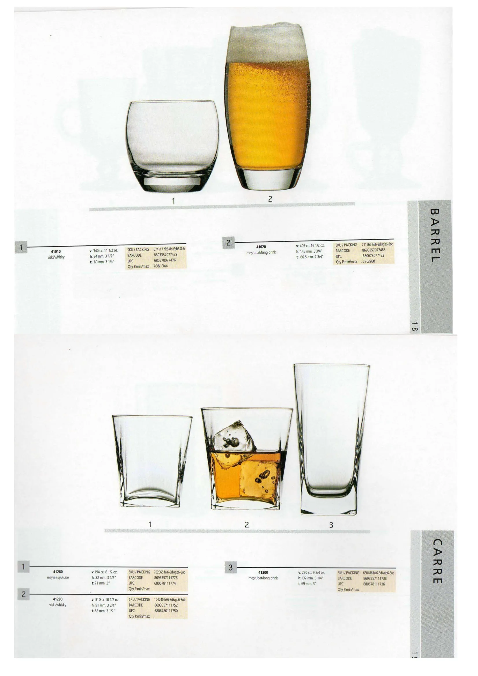 Pasabahce Export Glass Tableware & Glassware Collection Model 49 — Kitchenware, Glassware & Household Plastics | COIDET & ATC