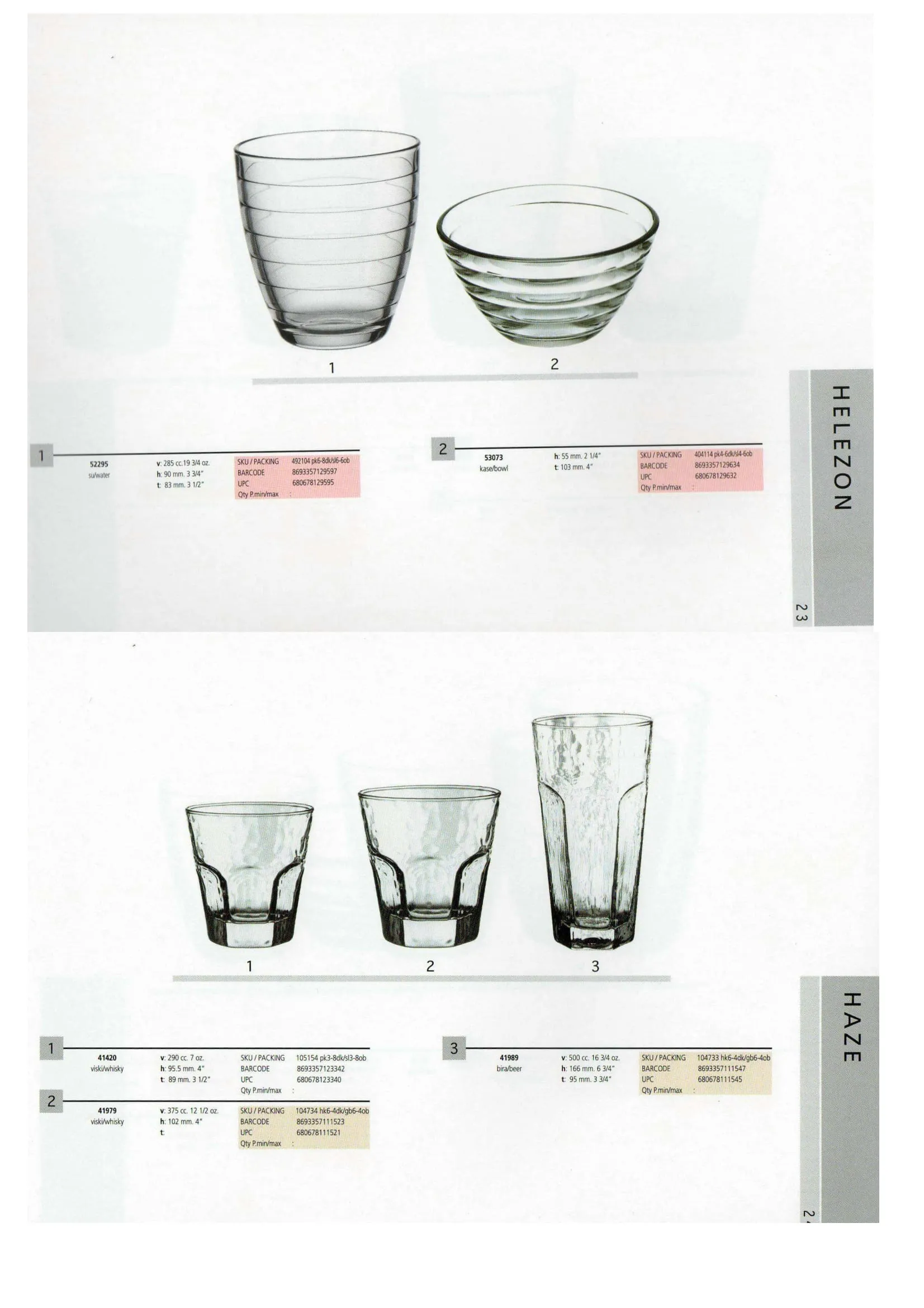 Pasabahce Export Glass Tableware & Glassware Collection Model 32 — Kitchenware, Glassware & Household Plastics | COIDET & ATC