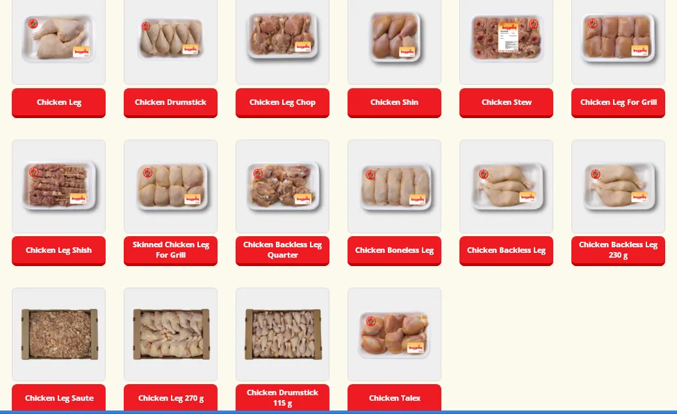 Halal Frozen Whole Chicken & Poultry Cuts Model 17 — Fresh & Frozen Meat, Poultry, Turkey & Dairy Products | COIDET & ATC