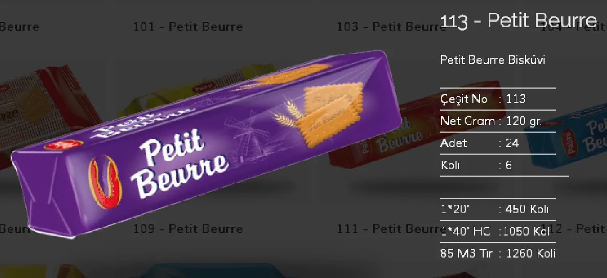 Palmiye Chocolate Coated Biscuits & Wafers Model 93 — Food, Pulses & Fast-Moving Consumer Goods | COIDET & ATC