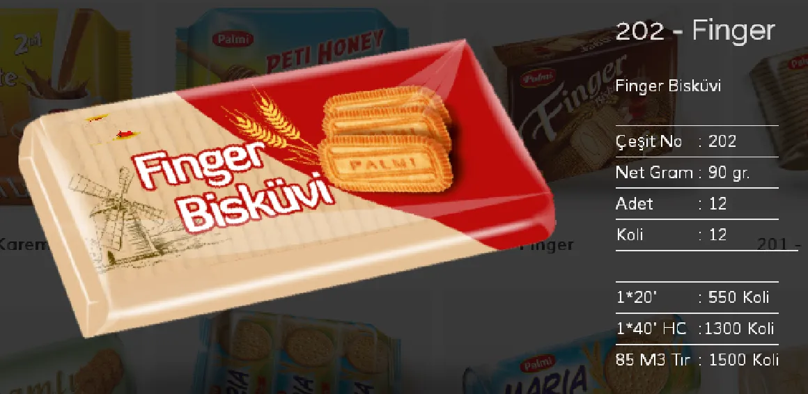 Palmiye Chocolate Coated Biscuits & Wafers Model 36 — Food, Pulses & Fast-Moving Consumer Goods | COIDET & ATC