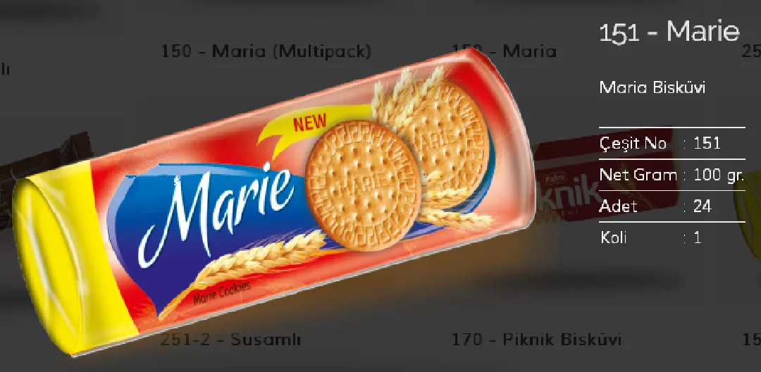 Palmiye Chocolate Coated Biscuits & Wafers Model 143 — Food, Pulses & Fast-Moving Consumer Goods | COIDET & ATC
