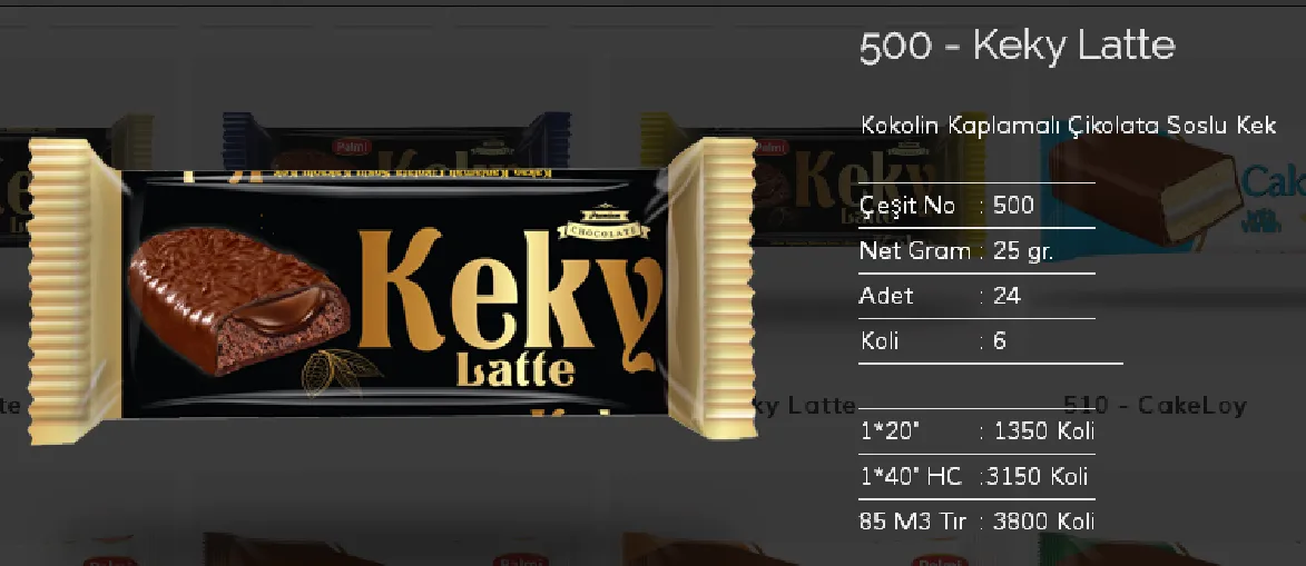 Palmiye Chocolate Coated Biscuits & Wafers Model 120 — Food, Pulses & Fast-Moving Consumer Goods | COIDET & ATC