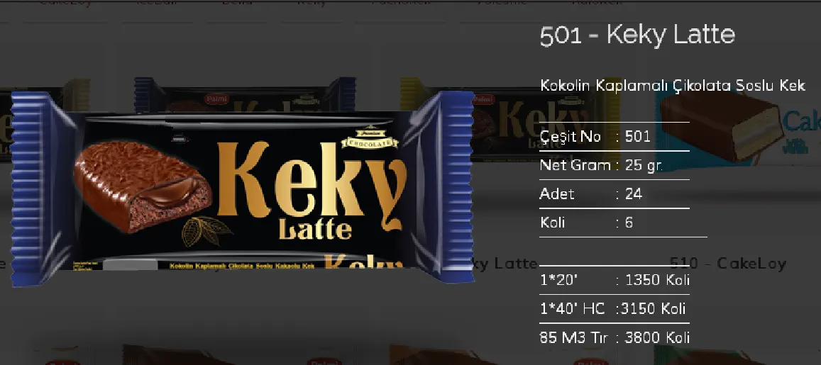 Palmiye Chocolate Coated Biscuits & Wafers Model 94 — Food, Pulses & Fast-Moving Consumer Goods | COIDET & ATC
