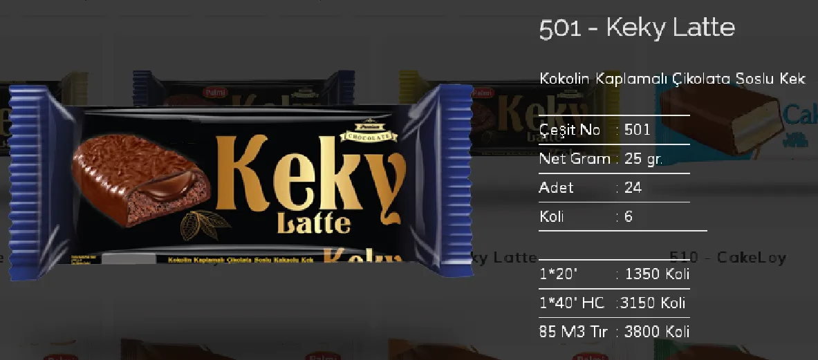 Palmiye Chocolate Coated Biscuits & Wafers Model 38 — Food, Pulses & Fast-Moving Consumer Goods | COIDET & ATC