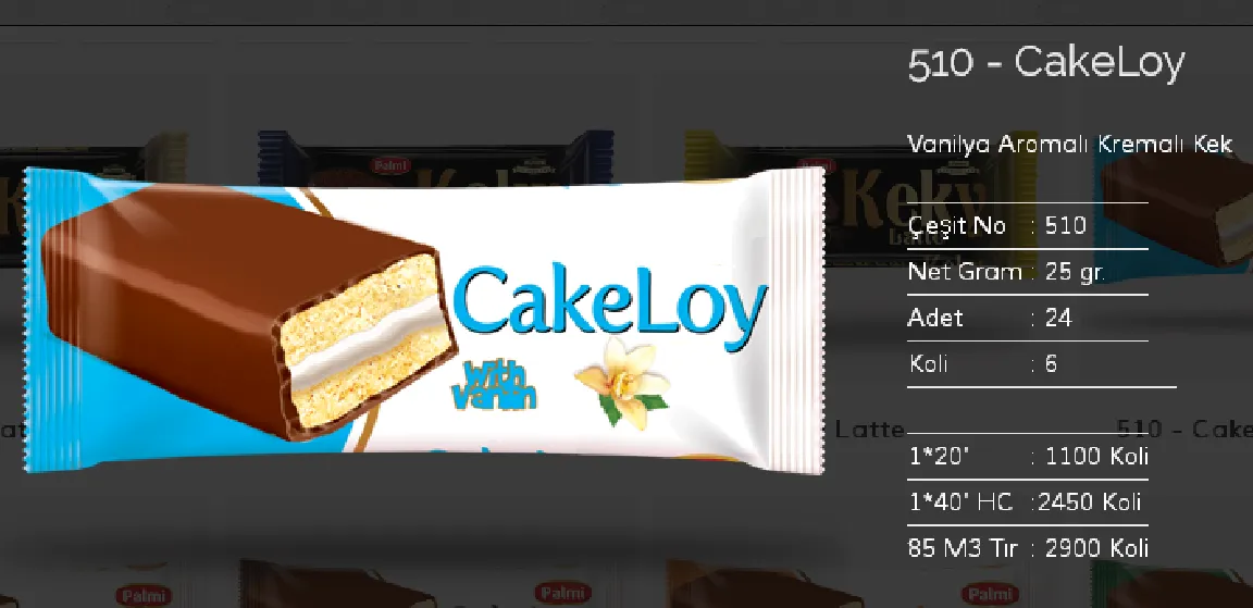 Palmiye Chocolate Coated Biscuits & Wafers Model 19 — Food, Pulses & Fast-Moving Consumer Goods | COIDET & ATC