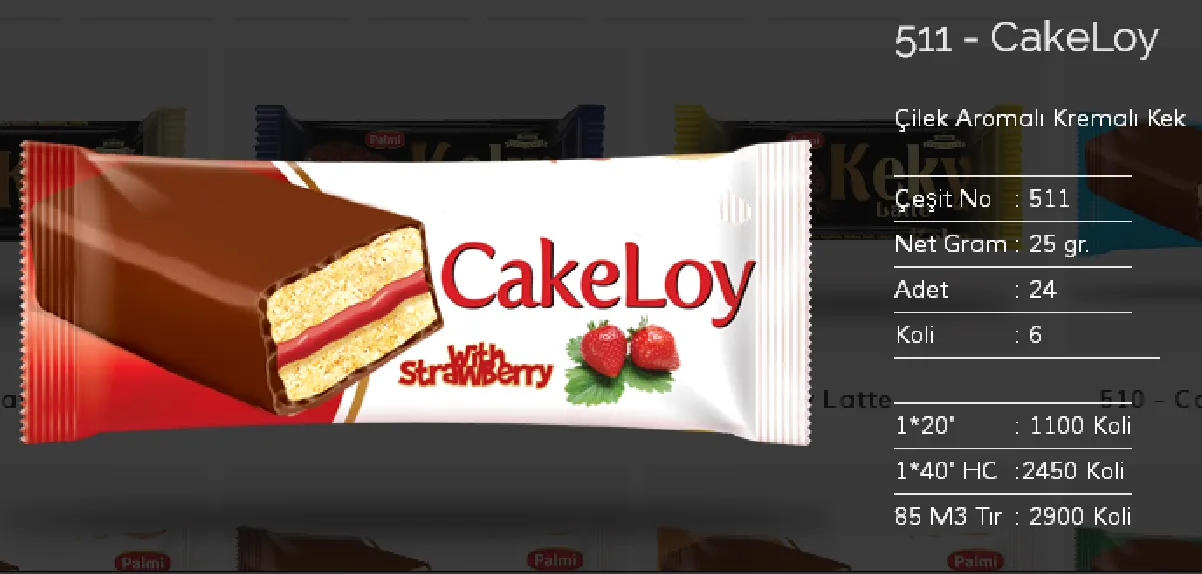 Palmiye Chocolate Coated Biscuits & Wafers Model 72 — Food, Pulses & Fast-Moving Consumer Goods | COIDET & ATC