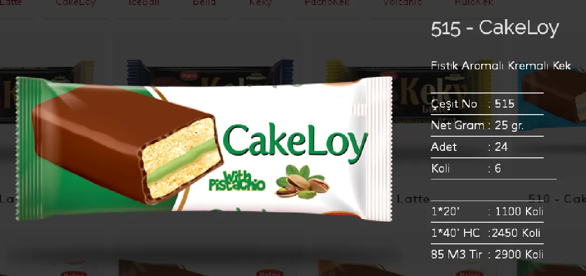 Palmiye Chocolate Coated Biscuits & Wafers Model 123 — Food, Pulses & Fast-Moving Consumer Goods | COIDET & ATC