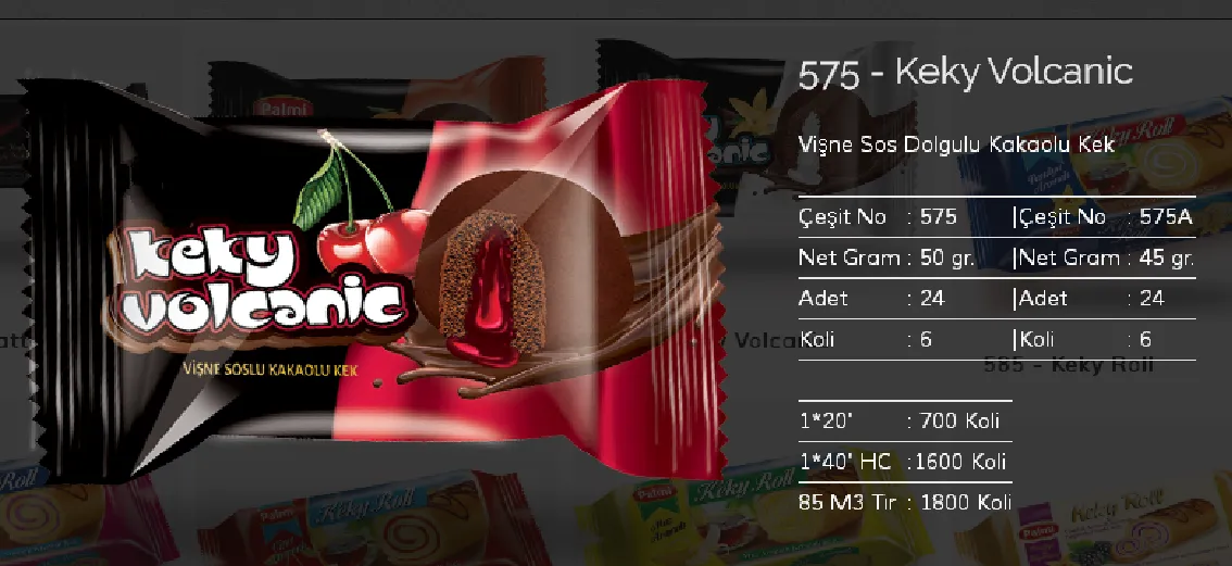 Palmiye Chocolate Coated Biscuits & Wafers Model 151 — Food, Pulses & Fast-Moving Consumer Goods | COIDET & ATC