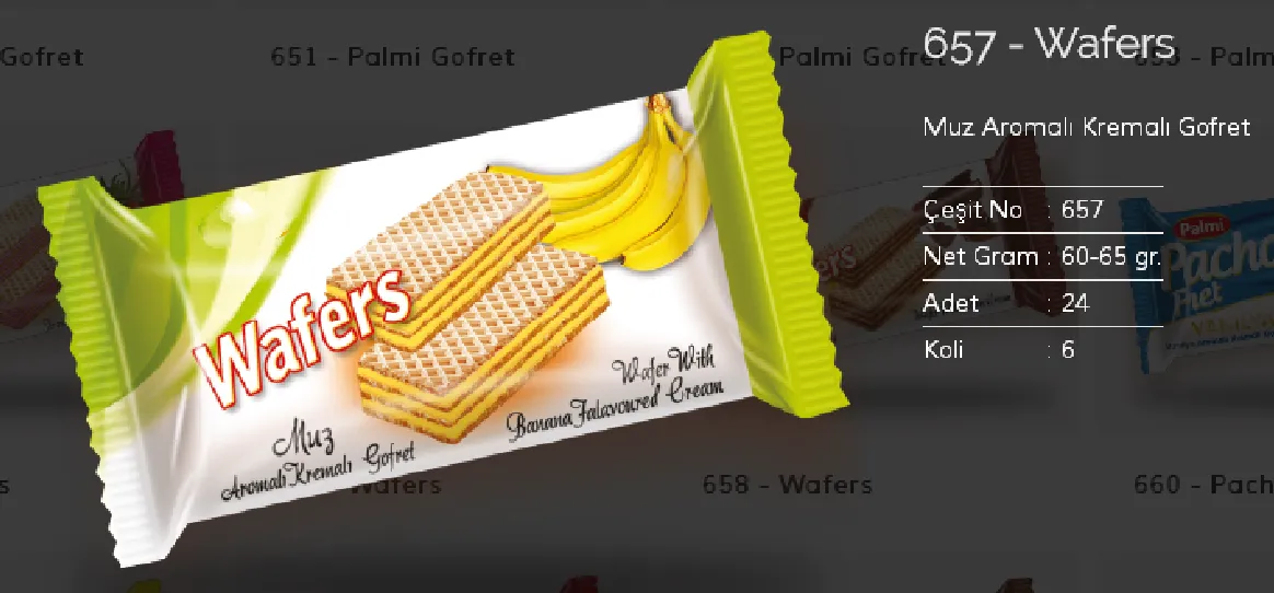 Palmiye Chocolate Coated Biscuits & Wafers Model 127 — Food, Pulses & Fast-Moving Consumer Goods | COIDET & ATC