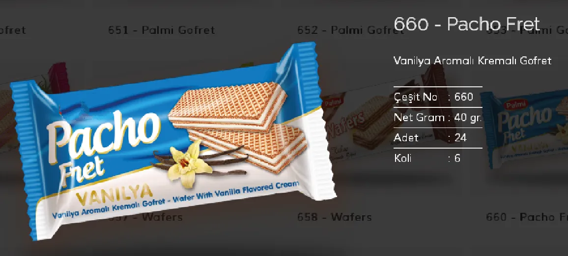 Palmiye Chocolate Coated Biscuits & Wafers Model 83 — Food, Pulses & Fast-Moving Consumer Goods | COIDET & ATC