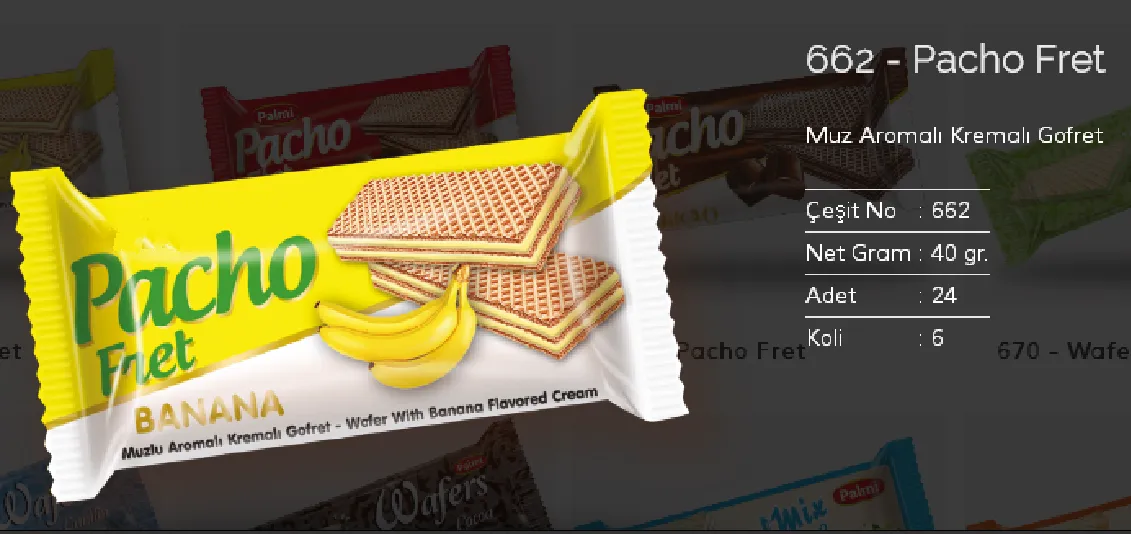 Palmiye Chocolate Coated Biscuits & Wafers Model 11 — Food, Pulses & Fast-Moving Consumer Goods | COIDET & ATC