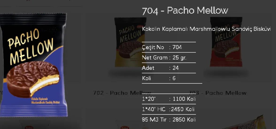 Palmiye Chocolate Coated Biscuits & Wafers Model 75 — Food, Pulses & Fast-Moving Consumer Goods | COIDET & ATC