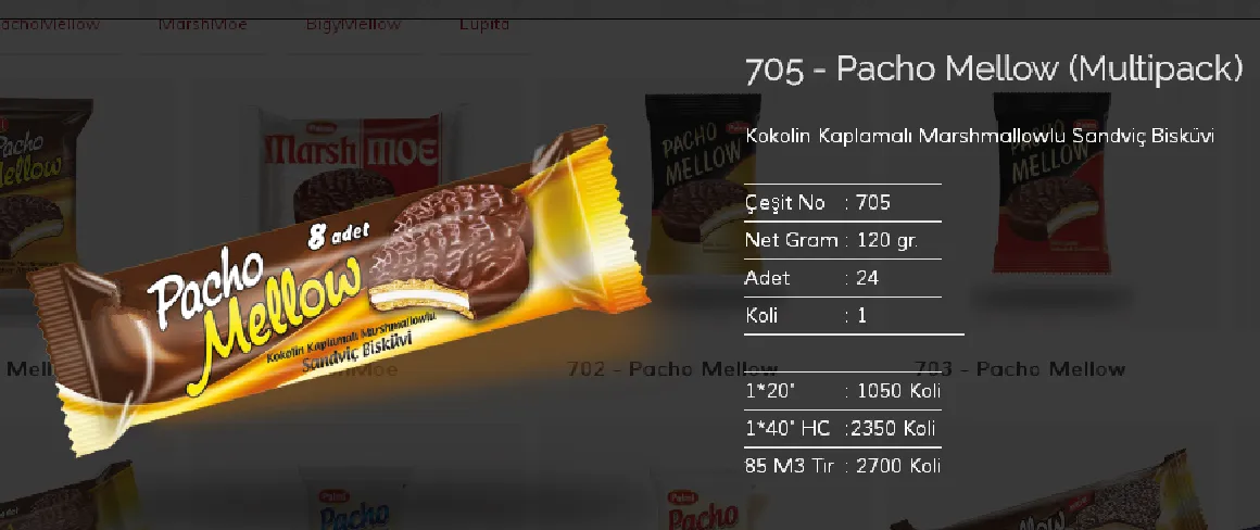 Palmiye Chocolate Coated Biscuits & Wafers Model 57 — Food, Pulses & Fast-Moving Consumer Goods | COIDET & ATC