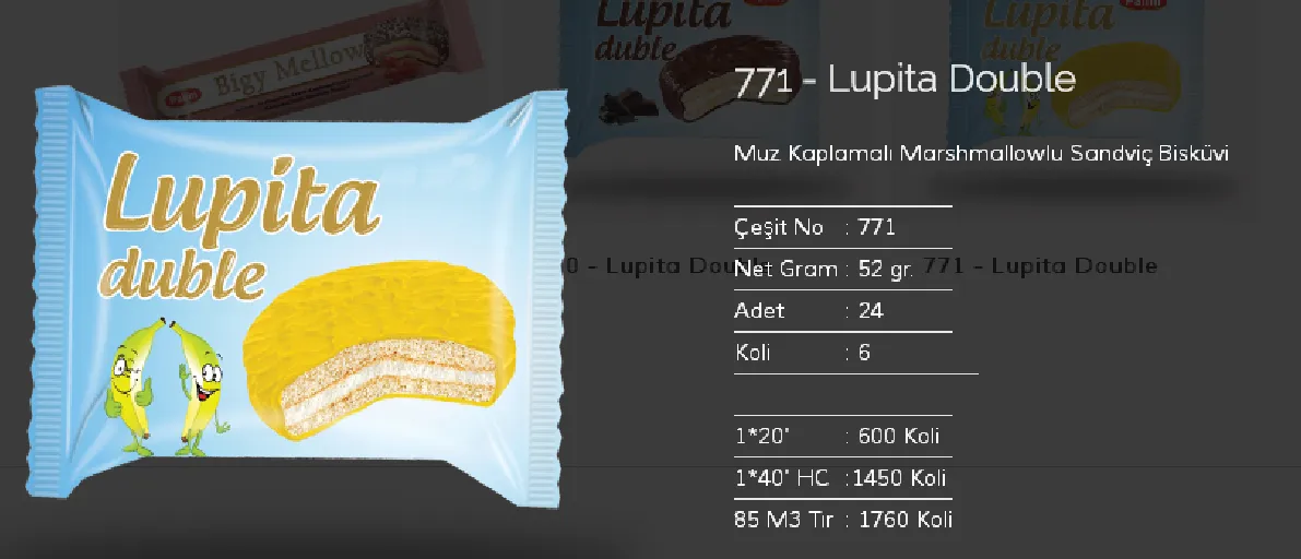 Palmiye Chocolate Coated Biscuits & Wafers Model 74 — Food, Pulses & Fast-Moving Consumer Goods | COIDET & ATC