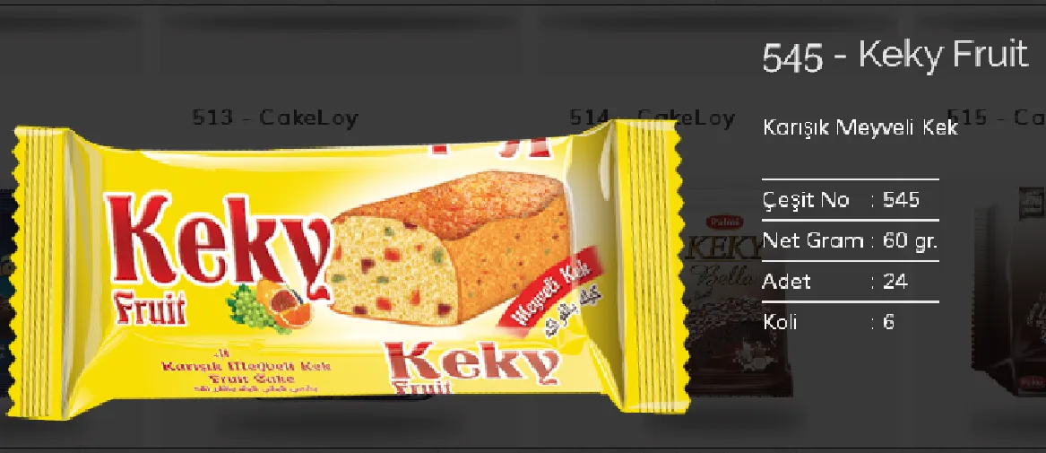 Palmiye Chocolate Coated Biscuits & Wafers Model 68 — Food, Pulses & Fast-Moving Consumer Goods | COIDET & ATC