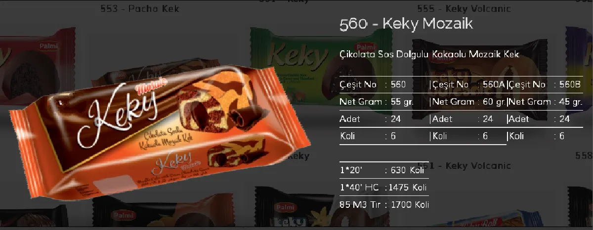 Palmiye Chocolate Coated Biscuits & Wafers Model 109 — Food, Pulses & Fast-Moving Consumer Goods | COIDET & ATC