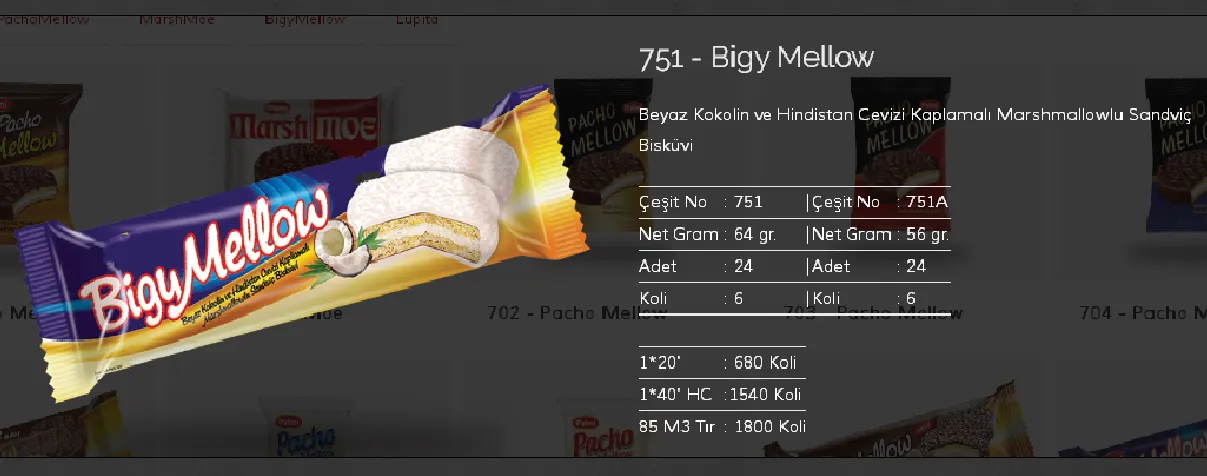 Palmiye Chocolate Coated Biscuits & Wafers Model 86 — Food, Pulses & Fast-Moving Consumer Goods | COIDET & ATC