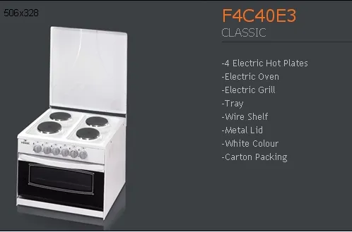 4-Burner Gas Freestanding Cooker & Grill (LPG/Natural Gas) Model 154 — Major Appliances, Refrigeration & Consumer Electronics | COIDET & ATC