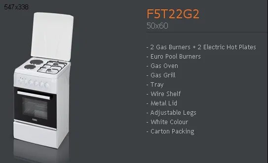 4-Burner Gas Freestanding Cooker & Grill (LPG/Natural Gas) Model 176 — Major Appliances, Refrigeration & Consumer Electronics | COIDET & ATC