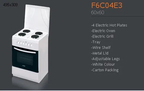 4-Burner Gas Freestanding Cooker & Grill (LPG/Natural Gas) Model 95 — Major Appliances, Refrigeration & Consumer Electronics | COIDET & ATC