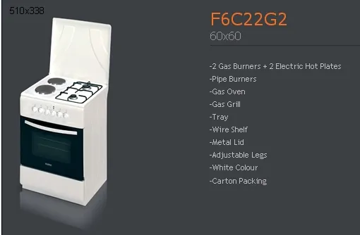 4-Burner Gas Freestanding Cooker & Grill (LPG/Natural Gas) Model 76 — Major Appliances, Refrigeration & Consumer Electronics | COIDET & ATC
