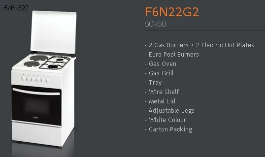 4-Burner Gas Freestanding Cooker & Grill (LPG/Natural Gas) Model 33 — Major Appliances, Refrigeration & Consumer Electronics | COIDET & ATC