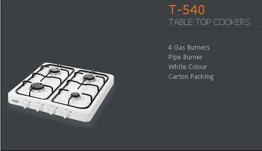 4-Burner Gas Freestanding Cooker & Grill (LPG/Natural Gas) Model 42 — Major Appliances, Refrigeration & Consumer Electronics | COIDET & ATC