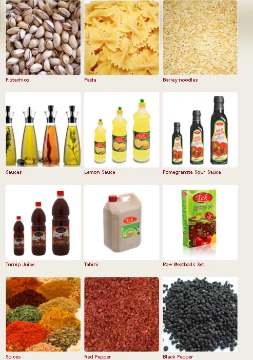 Turkish Origin Staple Food & Pulses Export Goods Model 31 — Food, Pulses & Fast-Moving Consumer Goods | COIDET & ATC