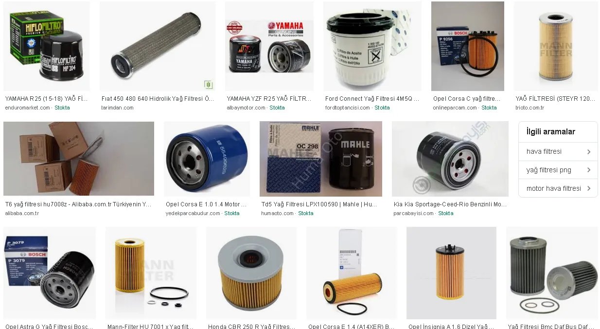 Automotive Air, Oil & Fuel Filters Export Series Model 6 — Automotive Spare Parts, Batteries, Tires & Lubricants | COIDET & ATC