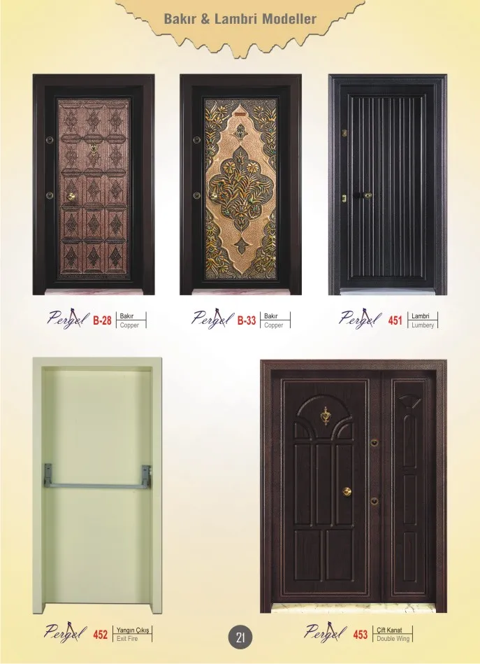 Luxury High-Security Steel Door & Interior Doors Series Model 59 — Construction Materials, Steel Security Doors & Building Profiles | COIDET & ATC