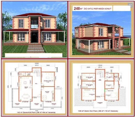 248m² Two-Storey Modular Prefabricated Residential Villa — Prefabricated Houses, Modular Homes & Site Buildings | COIDET & ATC
