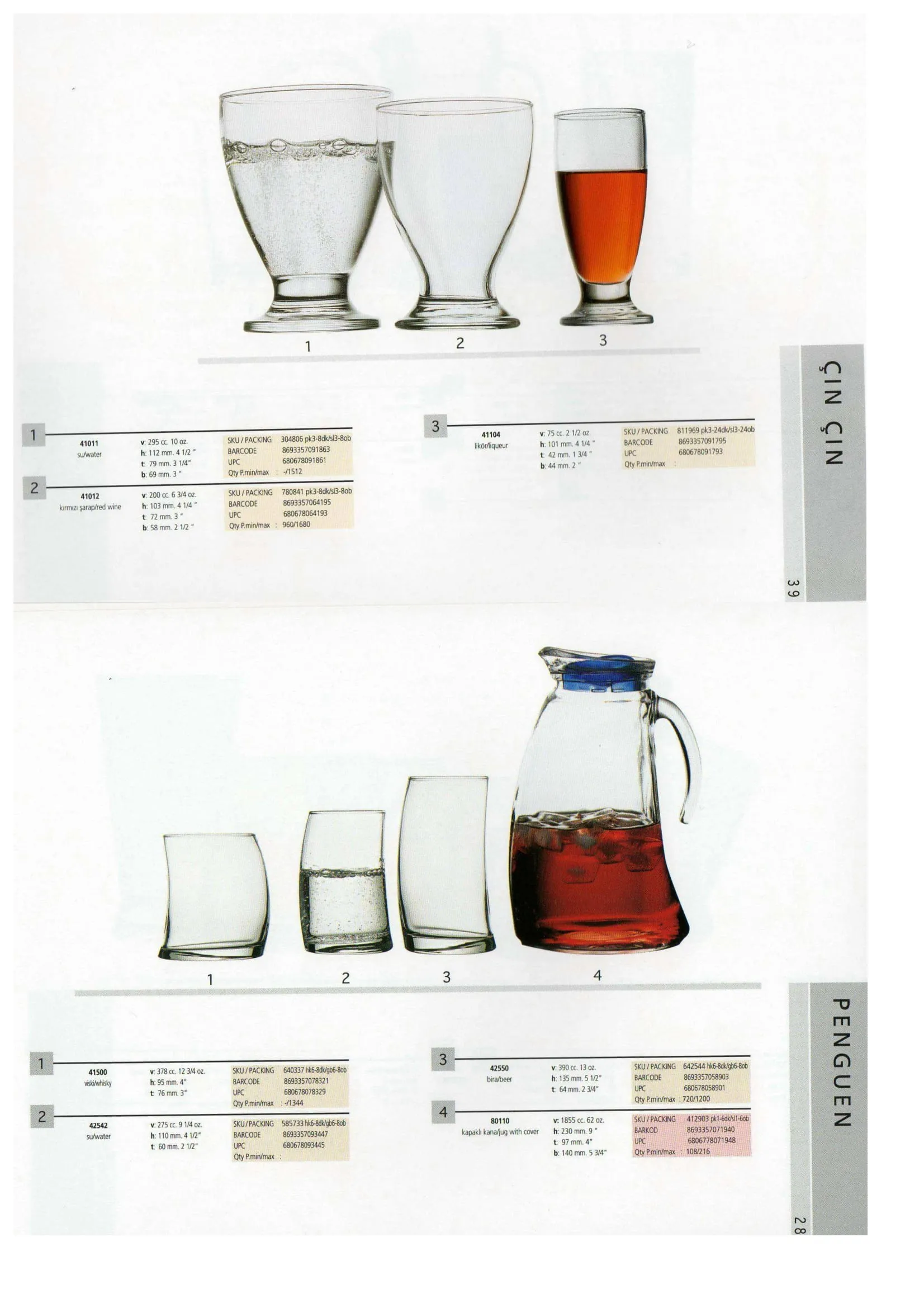 Pasabahce Export Glass Tableware & Glassware Collection Model 44 — Kitchenware, Glassware & Household Plastics | COIDET & ATC