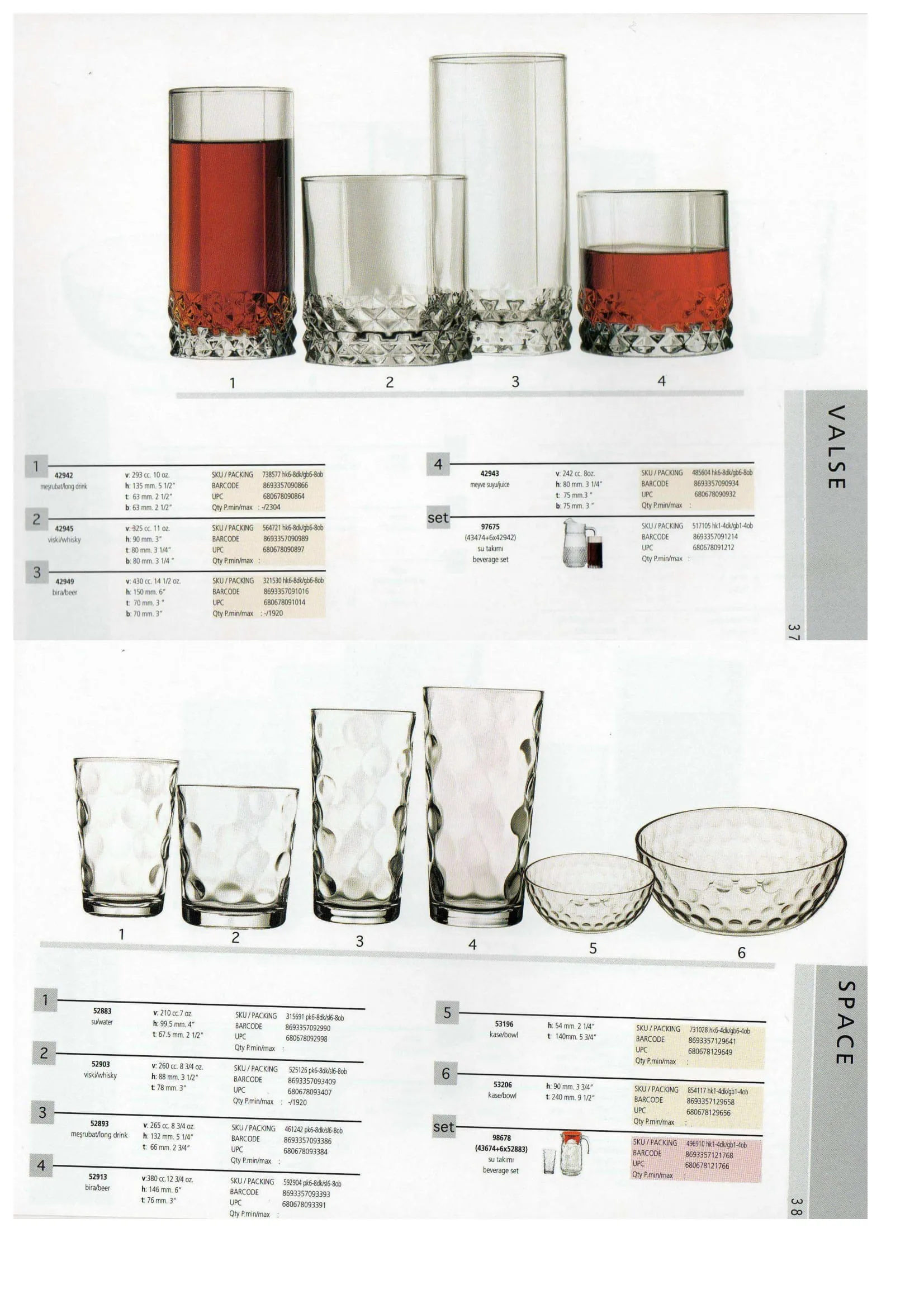 Pasabahce Export Glass Tableware & Glassware Collection Model 9 — Kitchenware, Glassware & Household Plastics | COIDET & ATC