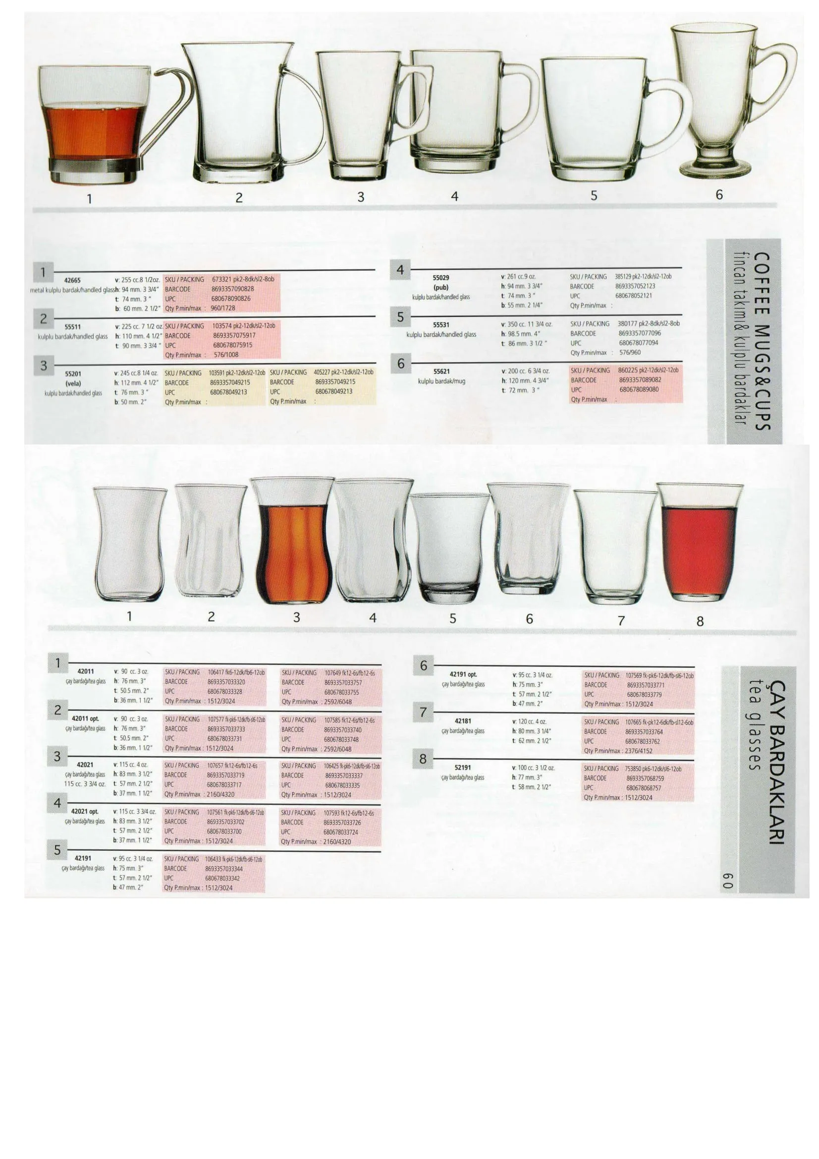 Pasabahce Export Glass Tableware & Glassware Collection Model 105 — Kitchenware, Glassware & Household Plastics | COIDET & ATC
