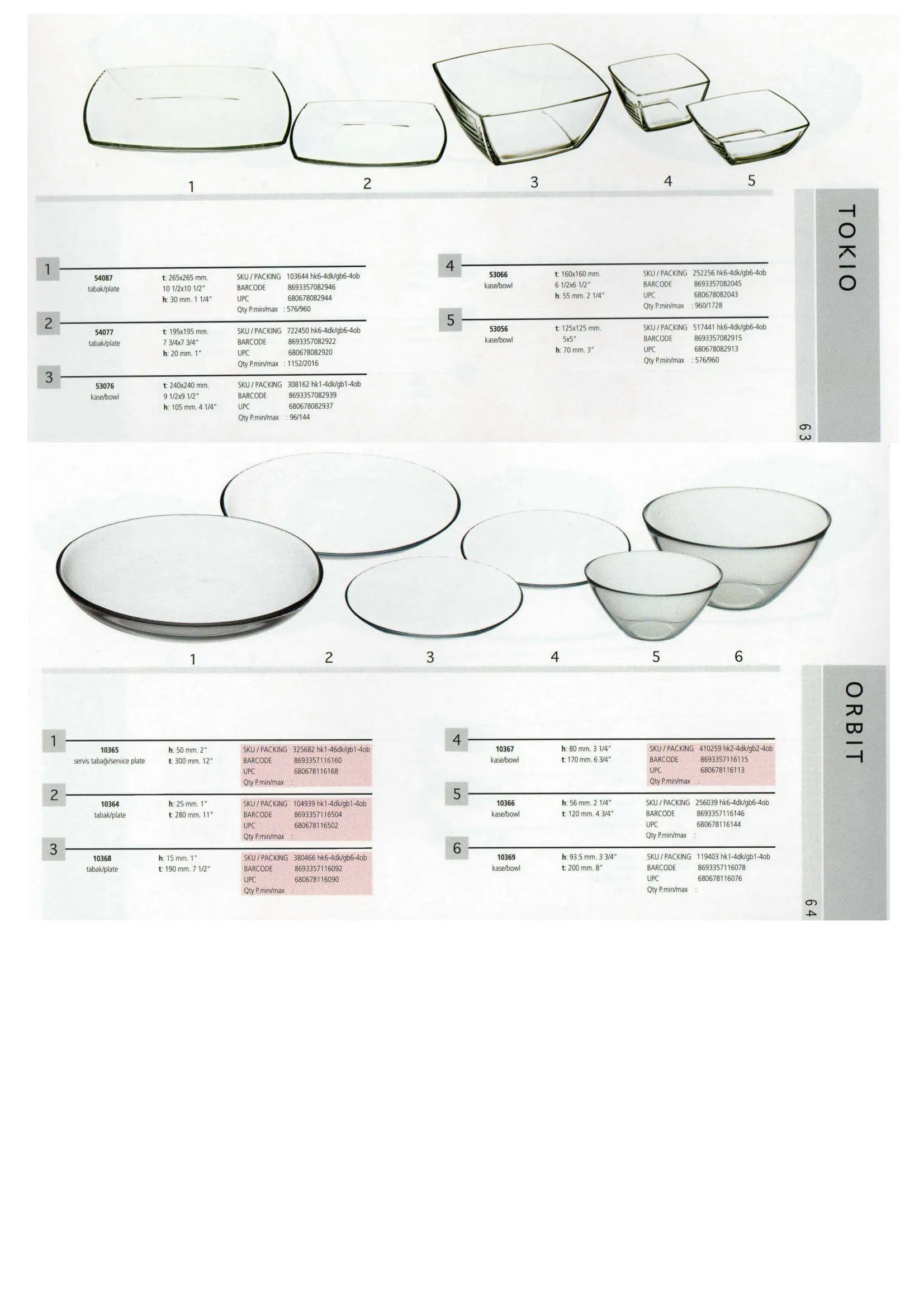 Pasabahce Export Glass Tableware & Glassware Collection Model 76 — Kitchenware, Glassware & Household Plastics | COIDET & ATC