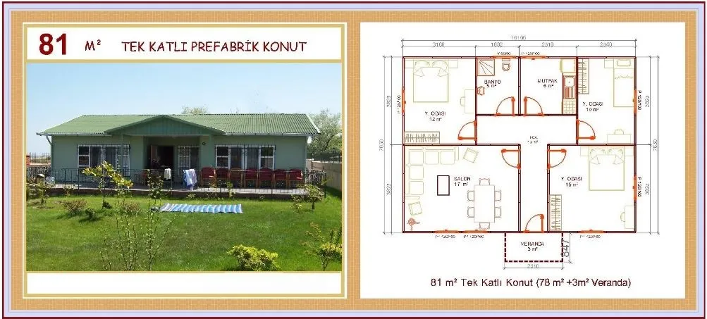 81m² Single-Storey Modular Prefabricated Residential Villa — Prefabricated Houses, Modular Homes & Site Buildings | COIDET & ATC