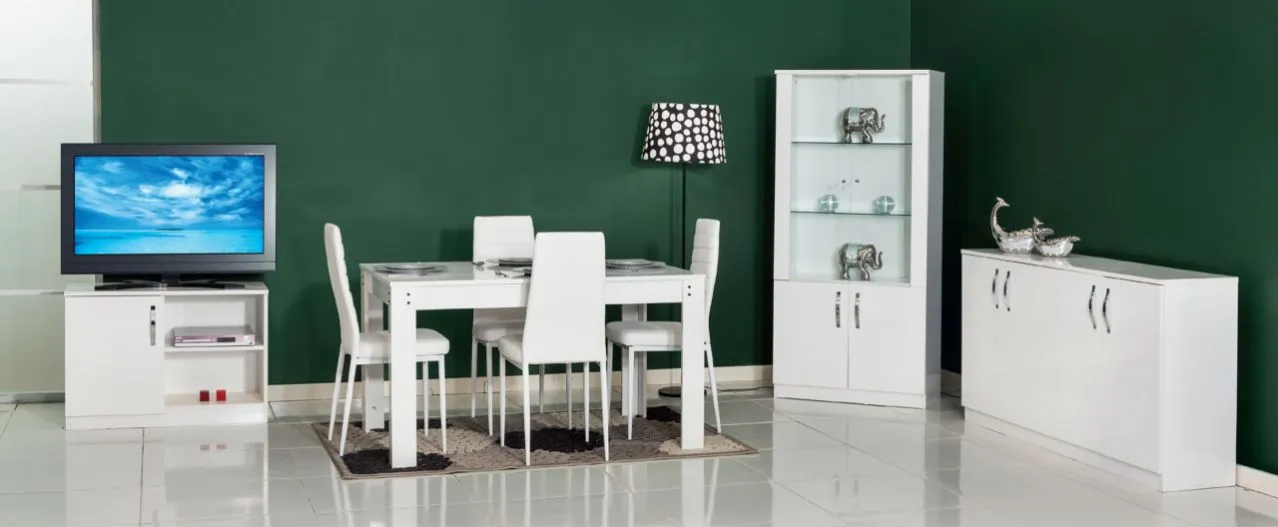 Akca Solid Wood Dining Room & Extendable Table Set — Furniture, Bedroom Suites, Sofa Sets & Carpets | COIDET & ATC