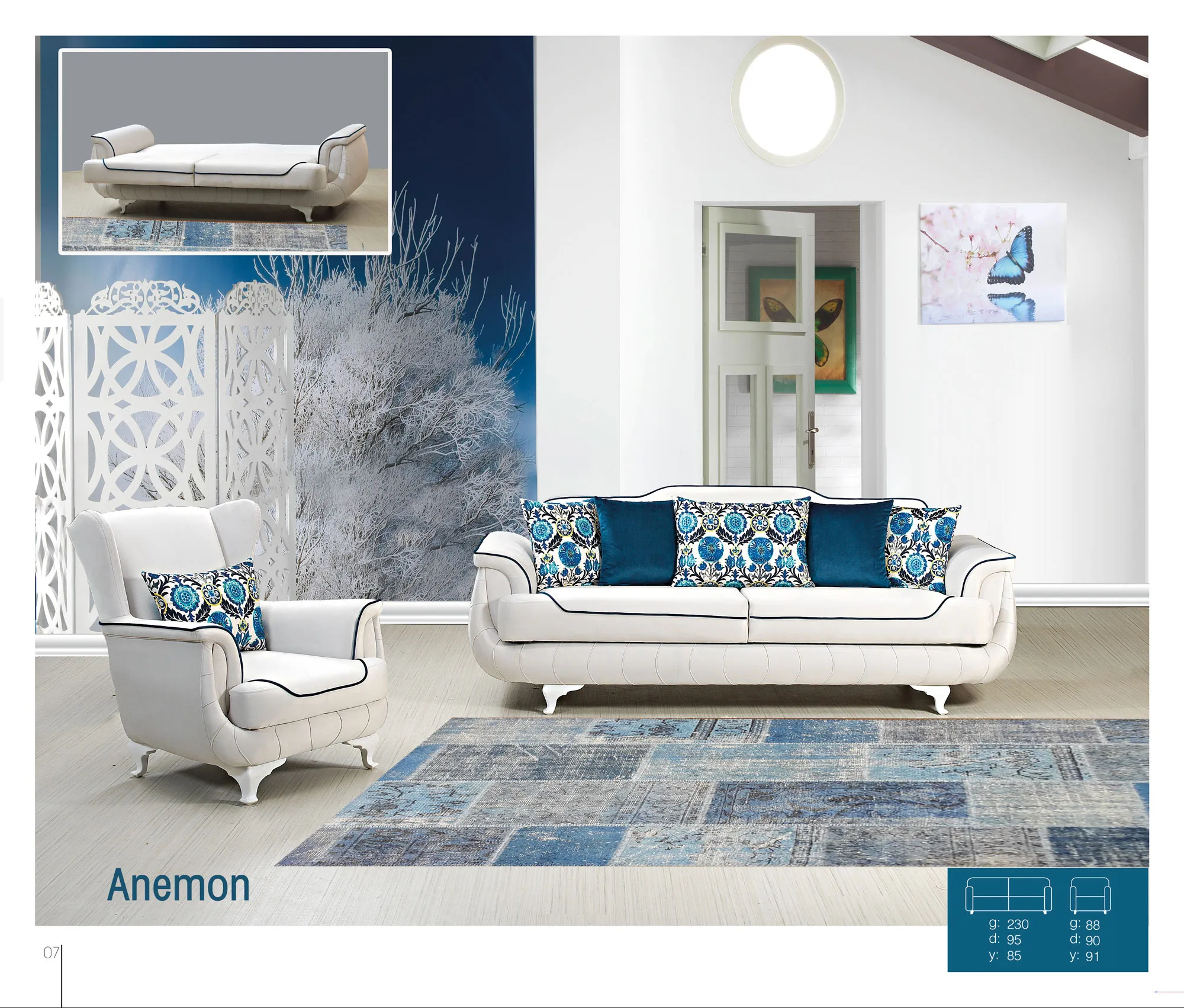 Inegol & Kayseri Luxury Furniture Collection Model 98 — Furniture, Bedroom Suites, Sofa Sets & Carpets | COIDET & ATC