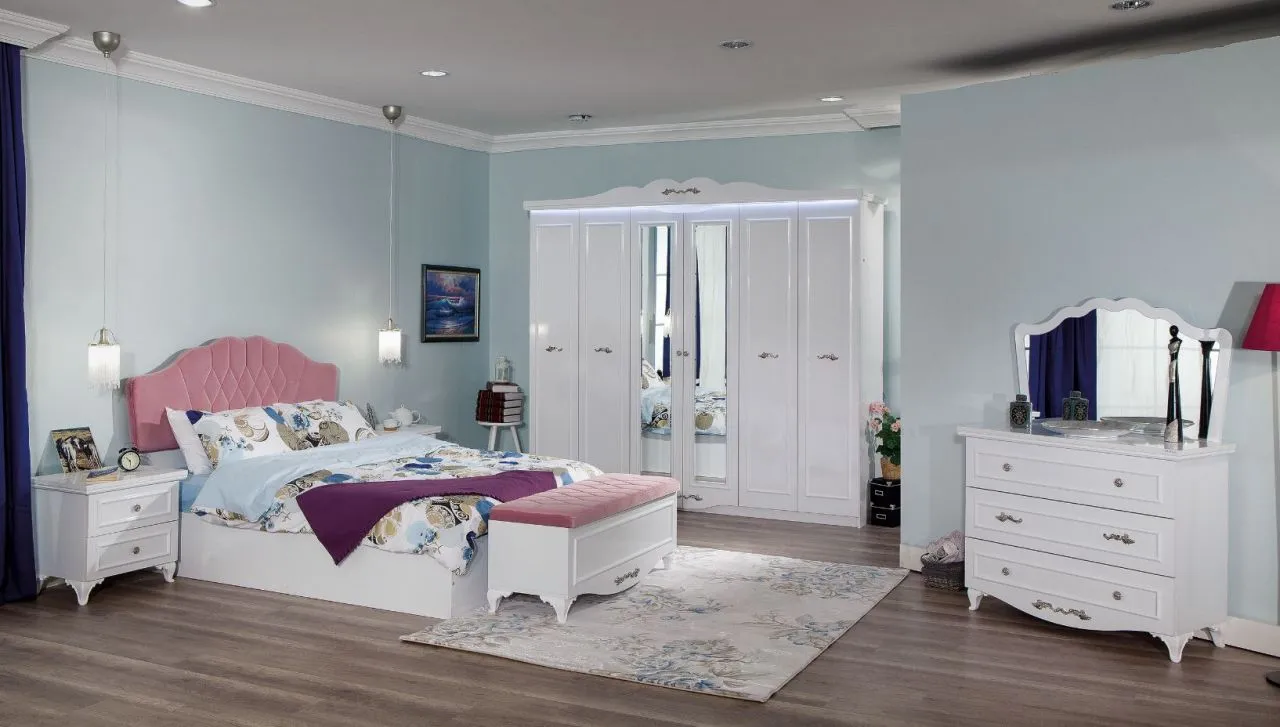 Asil Luxury Wooden Bedroom Set & Wardrobe — Furniture, Bedroom Suites, Sofa Sets & Carpets | COIDET & ATC